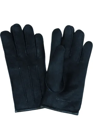 Parajumpers Womens Shearling Graphite Gloves Leather - One Size
