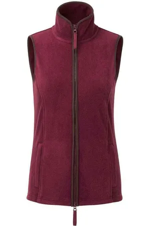 Premier Womens/Ladies Artisan Fleece Gilet ( /Brown) - Size Large