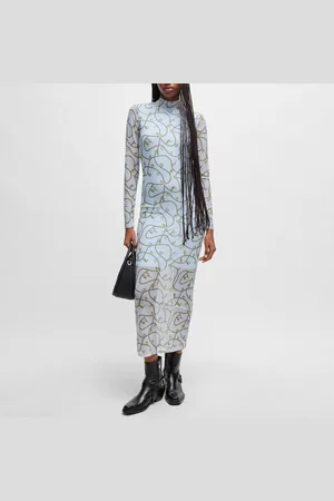 HUGO BOSS Womens Nasuse_2 Long Dress in - Size Large