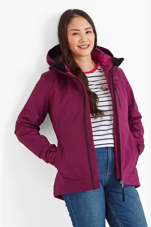 Tog 24 Beverley Womens Waterproof 3-in-1 Jacket Berry - Size 16 UK