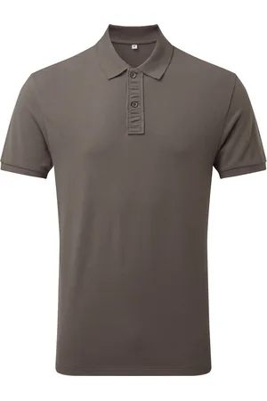 Asquith Mens Infinity Stretch Polo Shirt (Slate) - - Size Large