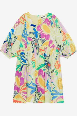 Molo Girls Floral Print Dress in - Size 3-4Y