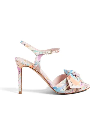 Ted Baker Womens Nestar 95Mm Stilleto Heel Art Print Bow, - Size UK 8
