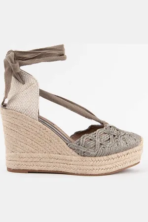 Montevita Womens Wedge Espadrille Spartsum21 Textile - Size EU 38