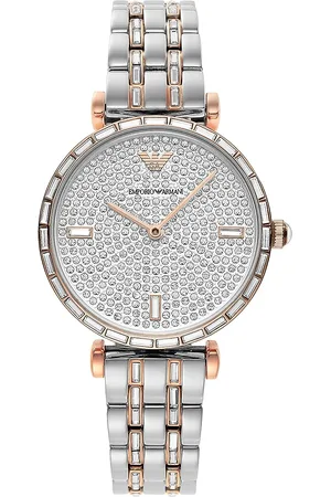 Emporio Armani Womens Two-Tone Steel Quartz Watch - - One Size