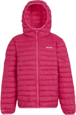 Regatta Kids Unisex Childrens/Kids Hillpack II Hooded Padded Jacket ( Potion) - Size 13Y