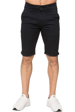 Enzo Mens Slim Fit Stretch Chino Shorts - Cotton - Size 40W/32L