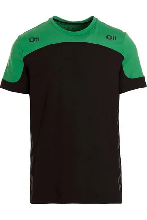 OFF-WHITE Mens Diag Outline Sports T-Shirt - Size Small