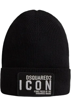 Dsquared2 Mens ICON Beanie in Cotton - One Size