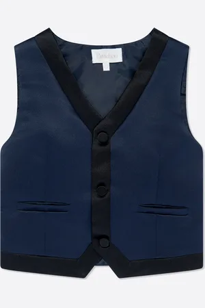 PATACHOU Boys Gilet in Navy - - Size 2Y
