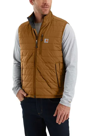 Carhartt Mens Gilliam Nylon Insulated Vest Gilet Bodywarmer - - Size Small