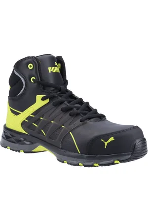 PUMA Unisex Velocity 2.0 MID S3 Leather Boots - Size UK 6.5