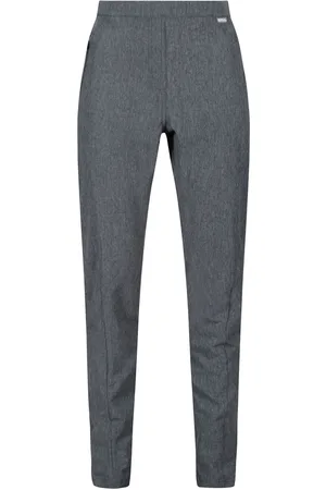Regatta Womens/Ladies Pentre Kimberley Walsh Stretch Walking Trousers (Seal Marl) - Size 12 Short