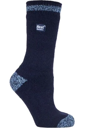 Heat Holders Womens - Ladies Patterned Winter Warm Thermal Socks 4-8 UK - Poly Elastane - Size UK 4-6.5