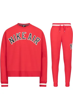 Nike Mens Air Crew Neck Tracksuit in Cotton - Size Large