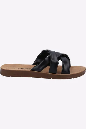 Divaz Zurich Vegan Summer Slider Womens - Mixed Material - Size UK 5