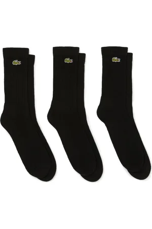 Lacoste Mens 3 Pack Unisex SPORT High-Cut Socks - Cotton - Size UK 6-8