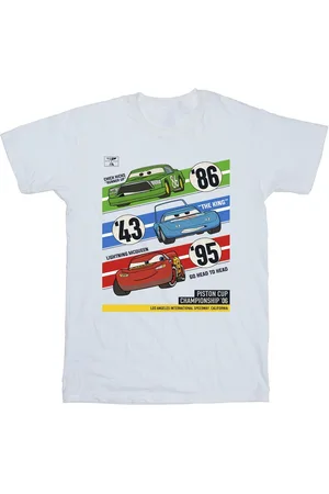 Disney Mens Cars Piston Cup Champions T-Shirt - Size Large