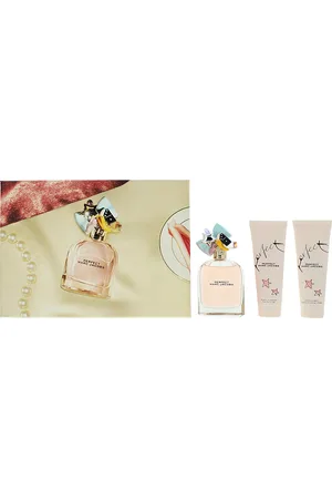 Marc Jacobs Womens Perfect Eau de Parfum 100ml, Body Lotion 75ml + Shower Gel Gift Set - One Size