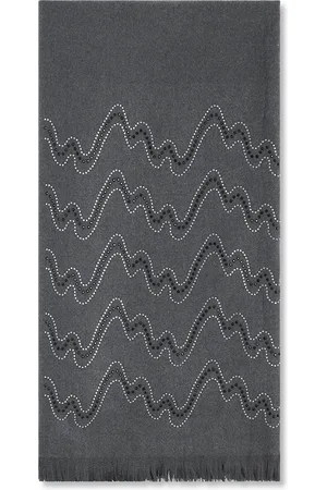 James Lakeland Womens Crystal Wave Grey Scarf - - One Size