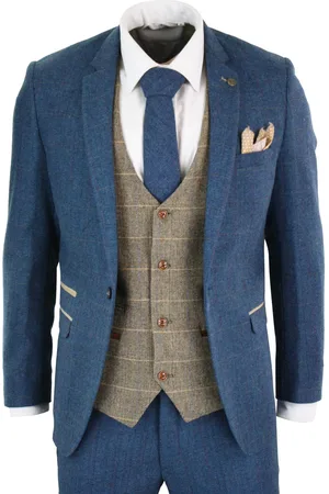 Infinity Mens 3 Piece Tweed Vintage Suit - Size 42 (Chest)
