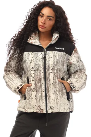 Timberland Womens Graphic Pack Puffer Jacket in - Size X-Large