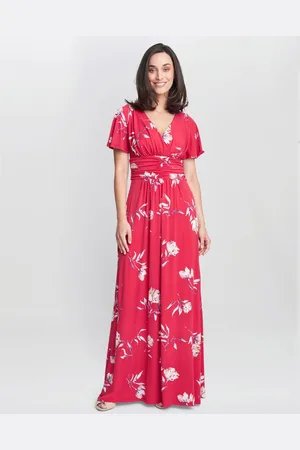 Gina Bacconi Womens Fabiana Jersey Maxi Dress - - Size 18 UK