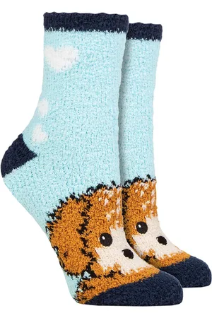 Wild Feet 2 Pack Ladies Cosy Socks in Gift Box