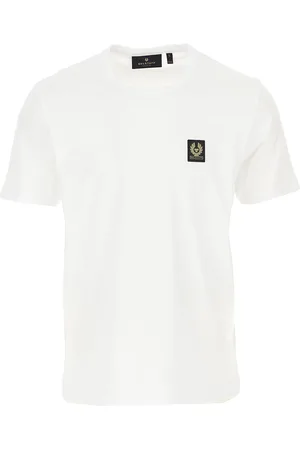 Belstaff Mens Cotton Logo T-shirt Cotton Jersey - Size Medium