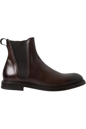 Dolce & Gabbana Mens Leather Chelsea Formal Boots - - Size EU 40