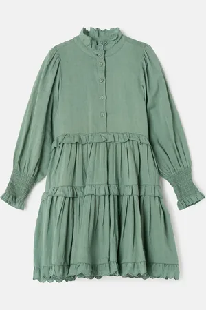 Angel & Rocket Girls Cordelia Vintage Frill Dress - Size 4Y