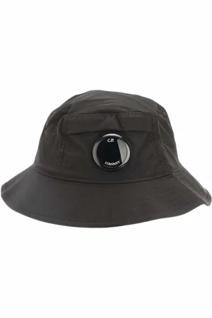 C.P. Company Mens Accessories Chrome-R Bucket Hat in Polyamide - Size X-Large