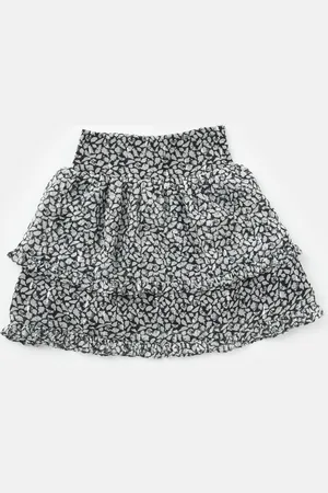 Angel & Rocket Girls Becci Georgette Lurex Rara Skirt - - Size 11Y