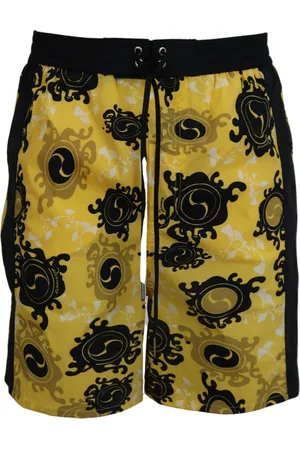 Dsquared2 Mens Printed Beachwear Swim Shorts - Polyamide - Size IT 48 (Men