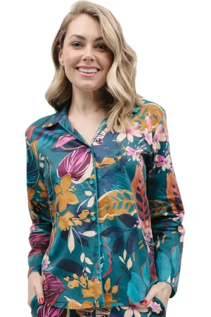 Cyberjammies Womens Maple Pyjama Top - Cotton - Size 2XL