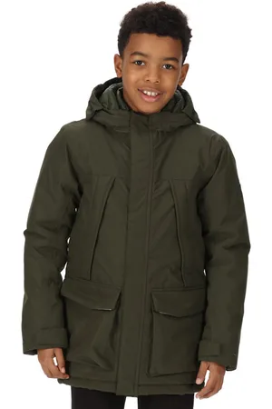 Regatta Boys Paddrick Waterproof Breathable Parka Coat - - Size 3-4Y