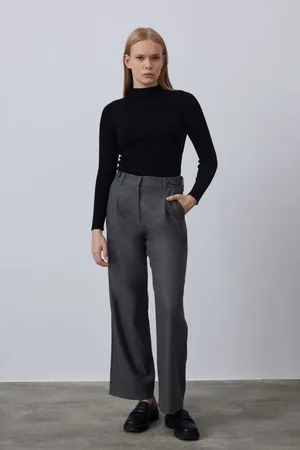 Gusto Womens High Waist Formal Trousers - - Size X-Small
