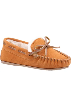 Hush Puppies Childrens Unisex Childrens/Kids Addison Suede Slippers - Size UK 13 Kids