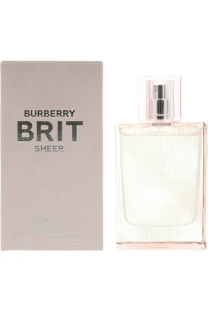Burberry Womens Brit Sheer For Her Eau de Toilette 50ml Spray - - One Size