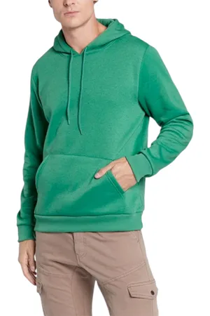Brave Soul Mens Plain Hoodies Long Sleeve - - Size Large