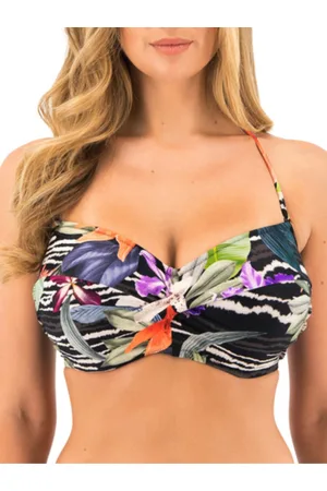 Fantasie Womens Maldives Twist Bandeau Bikini Top - Polyamide - Size 36F