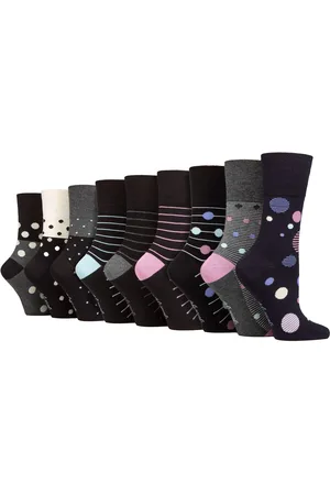 Gentle Grip Womens 9 Pack Bamboo Socks Ladies