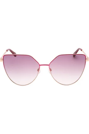 Moschino Womens Fuchsia Pink Lens Frame Sunglasses - One Size