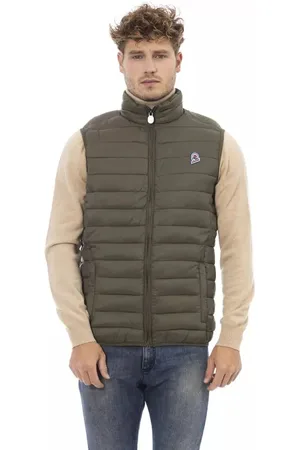 Invicta Mens Quilted Vest with Contrast Patch - Polyamide - Size Large