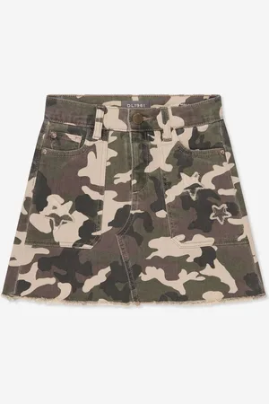 DL1961 Girls Jenny Camouflage Skirt in - Size 16Y