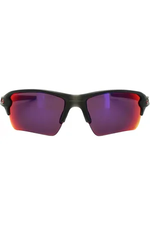 Oakley Wrap Mens Matt Smoke Prizm Road Sunglasses - One Size