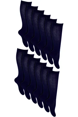 Sock Snob 12 Pair Multipack Girls Knee High Socks