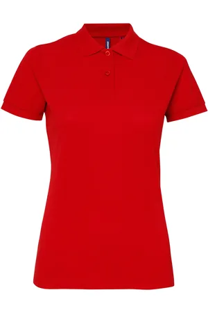 Asquith Womens/Ladies Short Sleeve Performance Blend Polo Shirt - Size X-Small