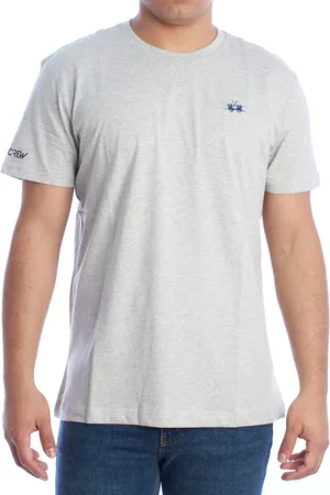 La Martina Mens Regular Fit Short Sleeve T-Shirt XMR010-JS206 - - Size 2XL
