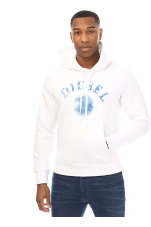Diesel Mens S-Ginn 9-D Hoodie in Cotton - Size X-Large